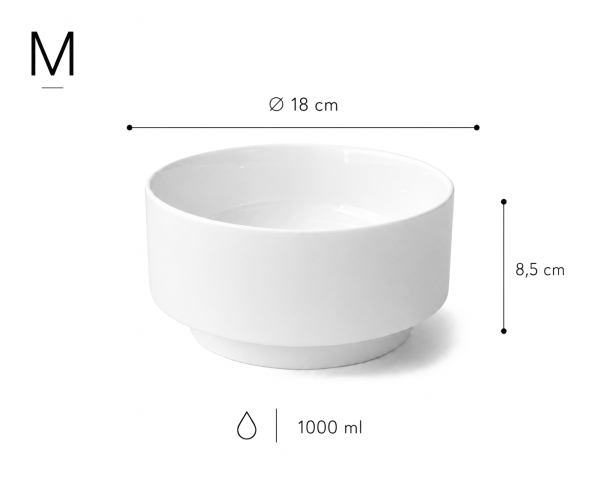 ElegantFeed Bowl White M-Dimensions_01