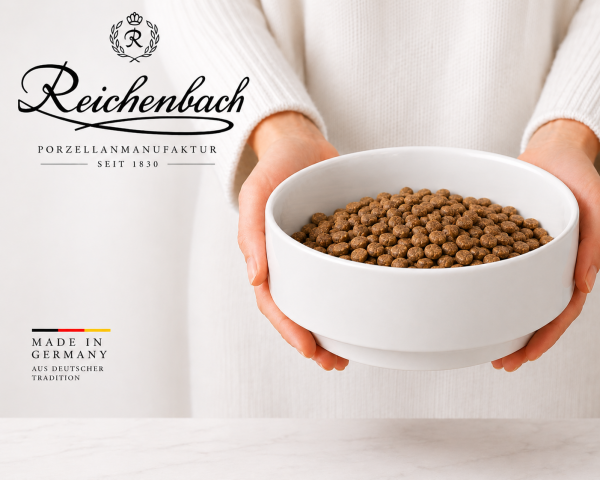 ElegantFeed Bowl White M-Lifestyle_Reichenbach_Logo